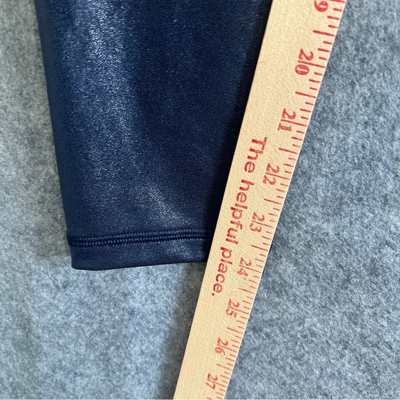 ATHLETA Elation Shine Tight Leggings Navy Blue Size Medium - Picture 6 of 10
